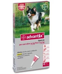 Advantix spot on antiparassitario per cani da 10 a 25 kg - bayer. Quantità Limitata